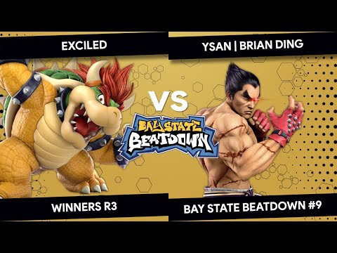 Bay State Beatdown #9 - Exciled (Bowser) vs YSAN | Brian Ding (Kazuya) - Winners R3