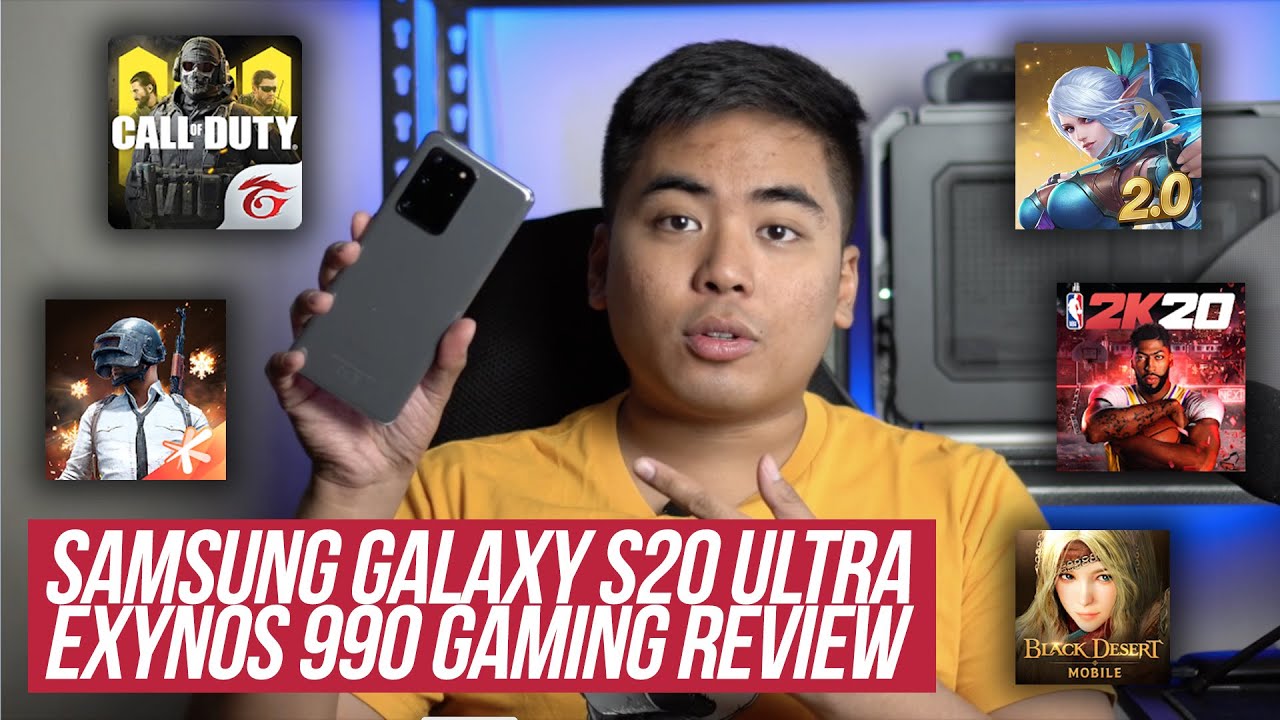 Samsung Galaxy S20 Ultra Exynos 990 Gaming Review (PUBG, COD, ML:BB, Black Desert, & NBA 2K20)