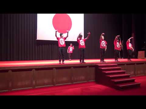 入学式　アトラクション（九州男児新鮮組）