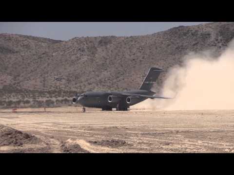 U.S. Air Force C-17 Globemaster III , National Training Center, Fort Irwin, Calif.