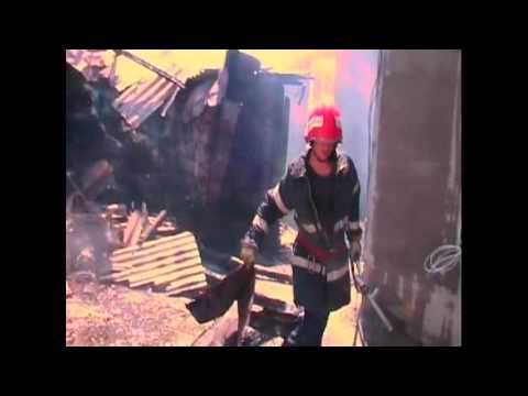 Incendiu în comuna Hânţeşti, judeţul Suceava - 22 iulie 2013