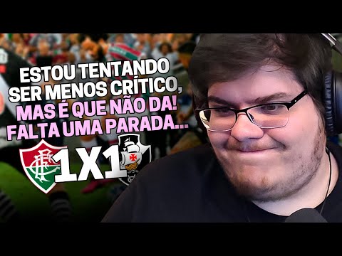 CASIMIRO REAGE: FLUMINENSE 1 X 1 VASCO DA GAMA PELO BRASILEIRÃO 2023 | Cortes do Casimito