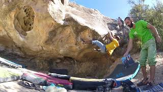 Video thumbnail: Hidrofóbica, 7b (sit). El Cogul