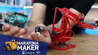 Usando Servo Motores para a Articulação do Robô #MaratonaMaker