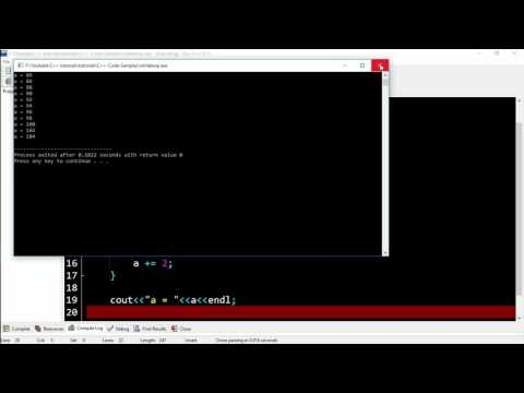 Absolute Beginner C Tutorials 12 While Loop