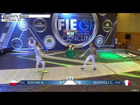 2018 152 S F Individual Cancun MEX GP T32 10 green QUEROLI FRA vs SOCHA POL