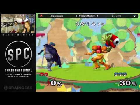 SPC11 Winners Quarters - Applesmaush (Samus) vs CL|Vitro (Marth)