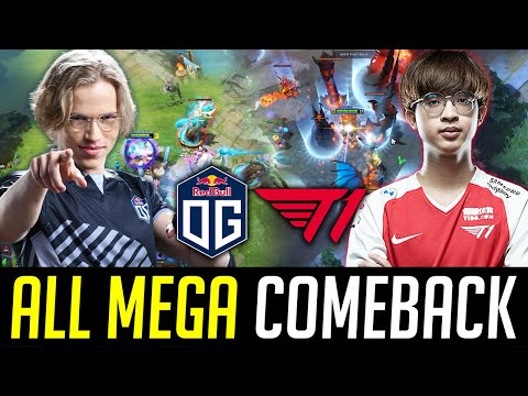 Topson vs. 23savage - OG vs T1 - ALL MEGA COMEBACK DOTA 2