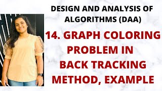 Graph Coloring Problem in Back Tracking - Method, Example |L-14||DAA|