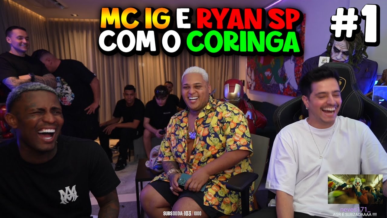 RYAN SP E MC IG LANÇAMENTO DO ALBUM NA L1VE DO CORINGA!