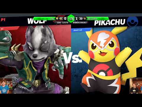 EVAC 5/12/19 - SSBU - DS | Extra (Wolf) vs Day (Pikachu)