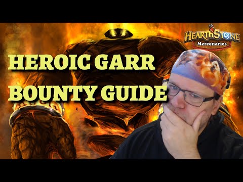 HEROIC Garr bounty guide (Hearthstone Mercenaries Blackrock Mountain PvE)
