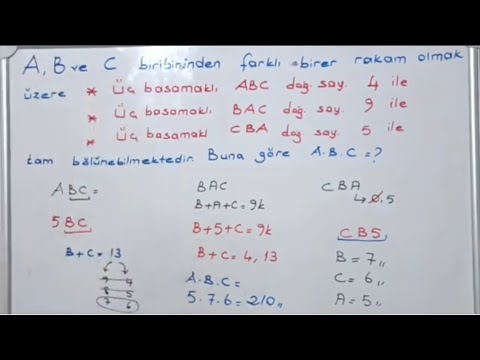 2024 KPSS LİSANS MATEMATİK BÖLÜNEBİLME SORUSU VE DETAYLI ÇÖZÜMÜ