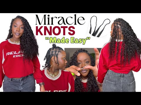 So EASY Even a 10-Year-Old Could Do This | Miracle Knots | Boho Braids Everyone’s Obsessed With”