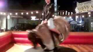 preview picture of video 'mechanical bull riding fail'