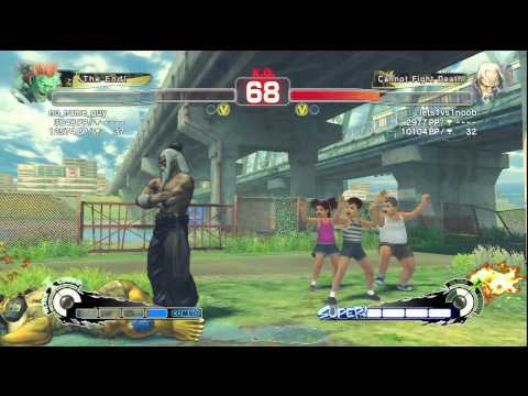 SSF4 AE: no_name_guy (Blanka) vs lets1vs1noob (Gen)