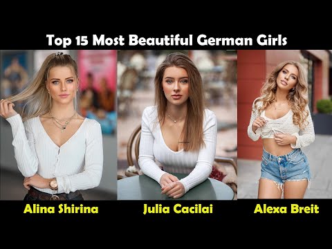 Top 15 Most Beautiful German Women 💖 | Gorgeous German Girls