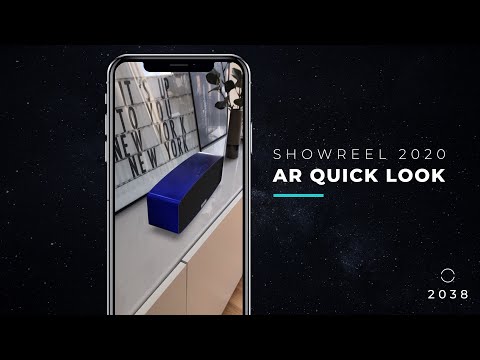 Studio 2038 | AR Quick Look Showreel | Augmented Reality without app