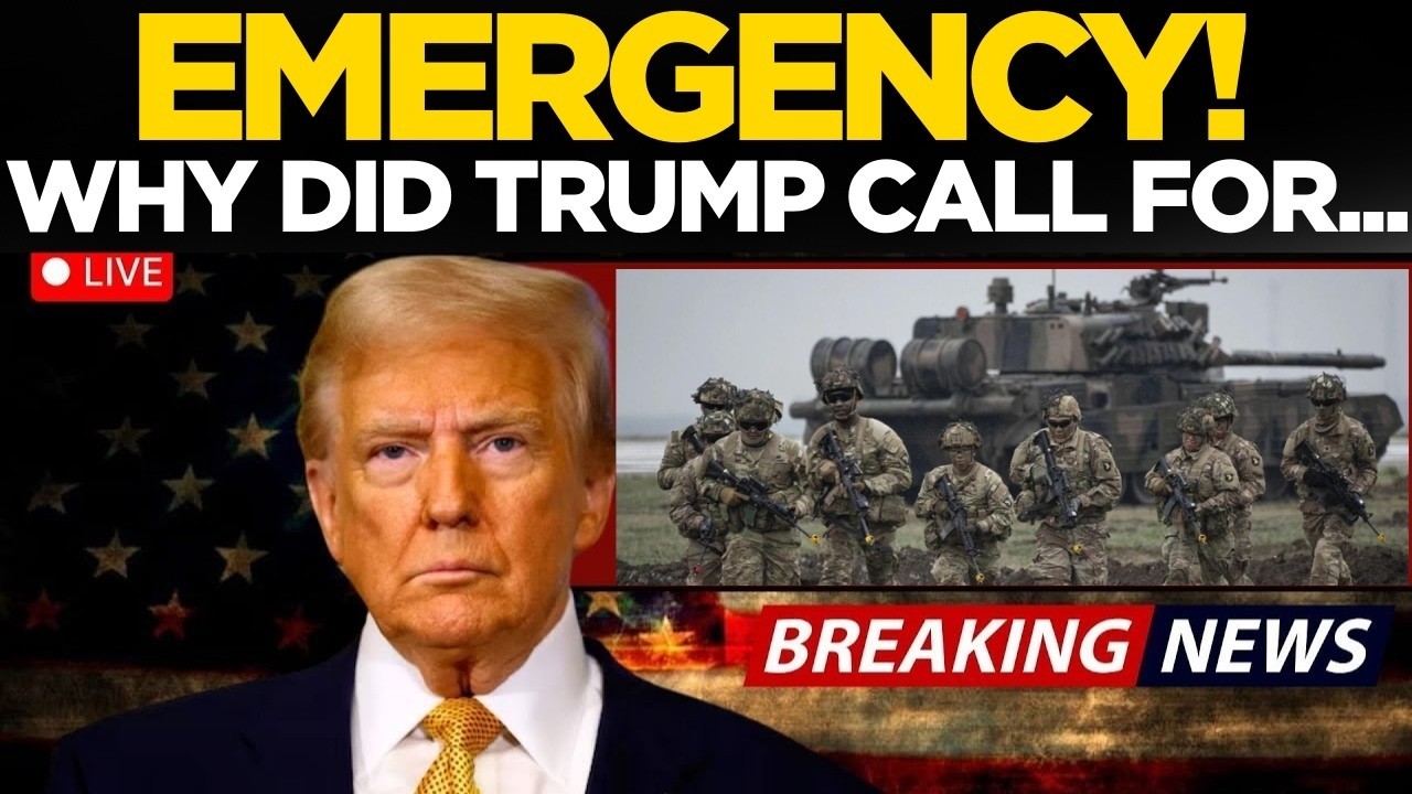 US Breaking News LIVE: Trump Declares URGENT Emergency—Full Speech LIVE | Donald Trump LIVE