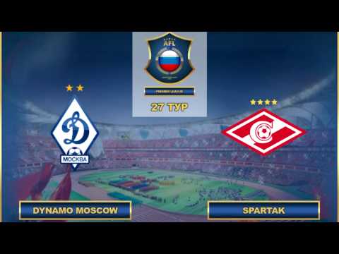 AFL. Russia. Premier League. 27 Tour. Dynamo Moscow - Spartak