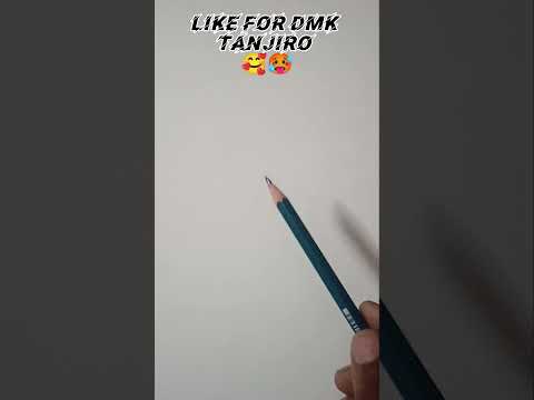 I draw dmk tanjiro drawing🥵🥰|| #demonslayer #drawing