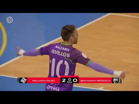 Gol Rivillos (2-0) Palma Futsal - Peñíscola FS. J29, 1Div. LNFS