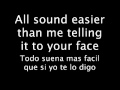 Forever The Sickest Kids-Same Dumb Excuse(Nothing To Lose)[Lyrics:English/Spanish]