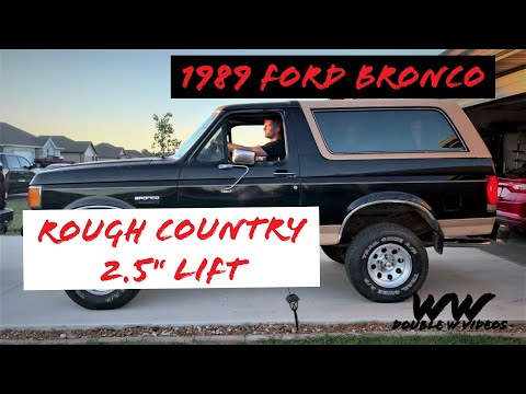 1989 Bronco Build: Part 3 Rough Country 2.5" Lift Kit