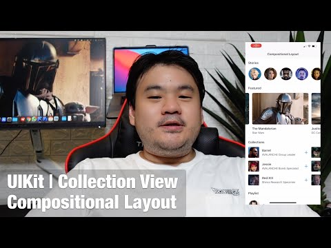 Modern Collection View [5] - Compositional Layout | Per Section Composable Layout thumbnail