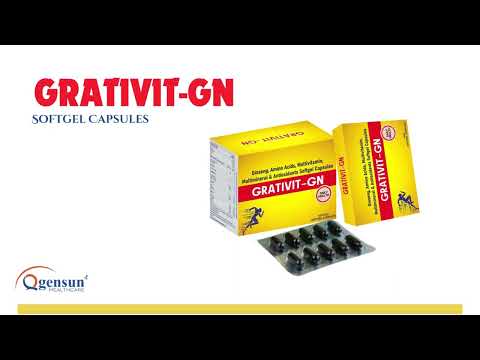 Grativit-gn multivitamins ginseng softgel capsules, qgensun ...