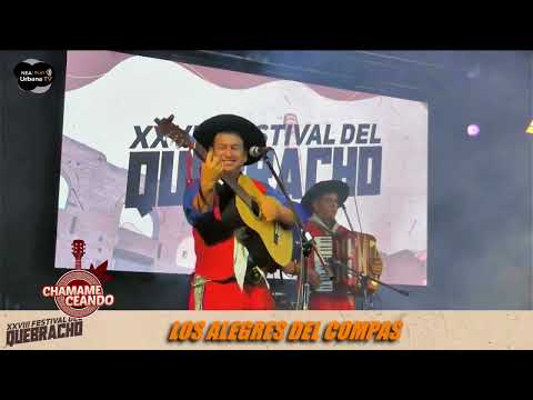 Los Alegres del Compas en el 28º Festival del Quebracho en Villa Ana, Santa Fe