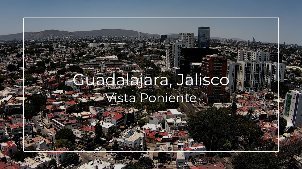 Live webcam view of Guadalajara West Skyline from La Minerva