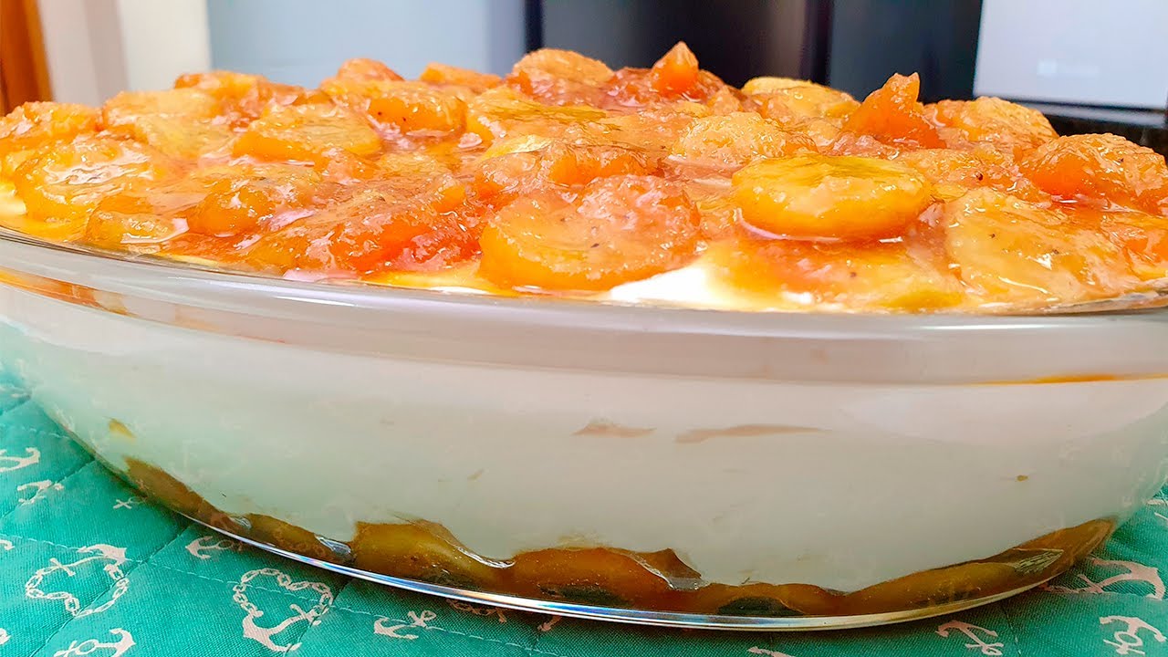 BANANA E CHANTILLY! ISTO DERRETE FEITO NUVEM NA SUA BOCA!