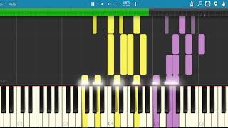 Ben Folds Five - Regrets - Synthesia Piano Tutorial
