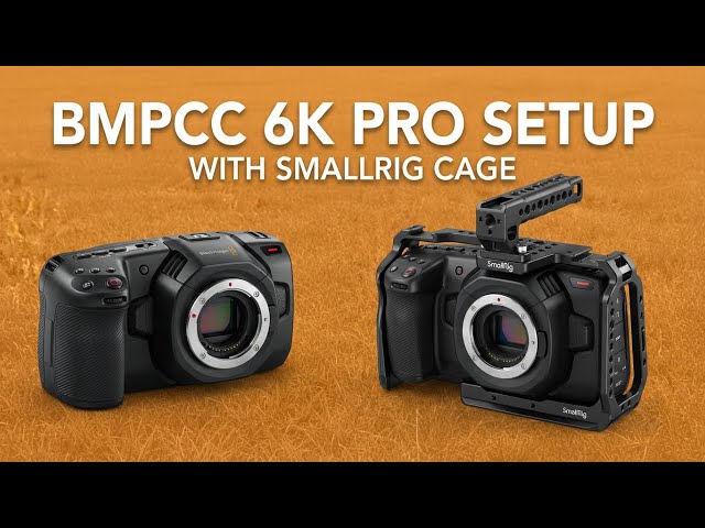Vídeo relacionado con SMALLRIG Kit Básico de Jaula para Cámara para Blackmagic Design Cinema Camera 6K, con Asa Superior, Soporte de Montaje SSD, Abrazadera para Cable y Soporte para Adaptador de Montaje de Lente - 4574