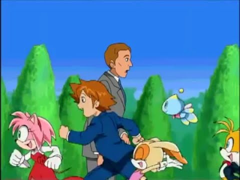Sonic X Comparison: Sonic's Friends Arrive At The White House (Japanese VS English)