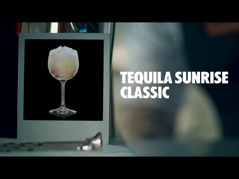 TEQUILA SUNRISE CLASSIC DRINK RECIPE - HOW TO MIX