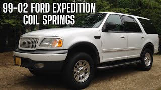 1999-2002 Ford Expedition coil spring conversion