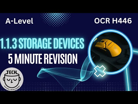 OCR A-Level Computer Science: Storage Devices Uncovered in 5 Minutes - H446 Revision