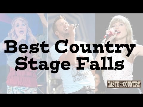 11 Country Stars Fall Off Stage