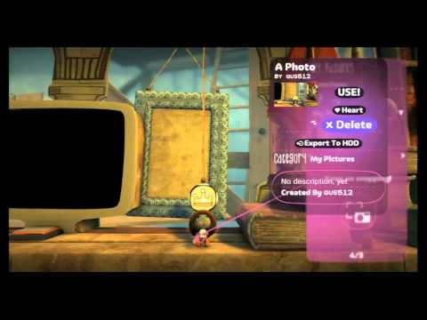 Little Big Planet 2: Snappy Dresser, Paparazzo, Scoreboard 50% and Complete Da Vinci's Hideout
