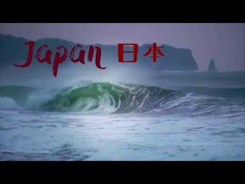 Japan Surfing Video:  部原, 勝浦, 千葉,  Winter Storm March2018 Big Japan
