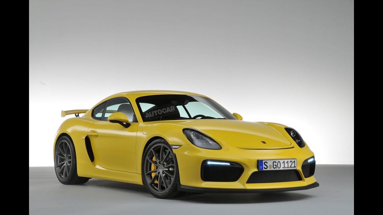 2015 Porsche Cayman GT4 revealed