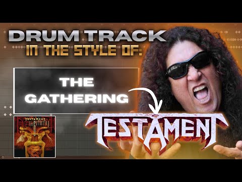 🥁 Testament Style Drum Track 191 BPM | Free WAV Download