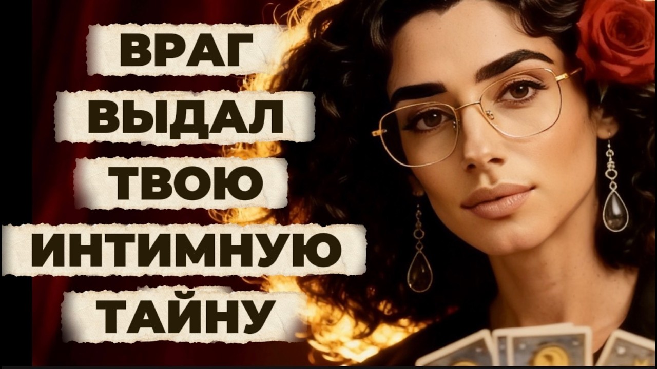 ‼️🔥Таро новость❗️Они знают твою интимную тайну❗️Враг ее слил❗️Карты г