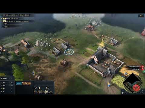 Age Of Empires 4 | Multiplayer 1v1 Gameplay | English vs Chinese (No Commentary)