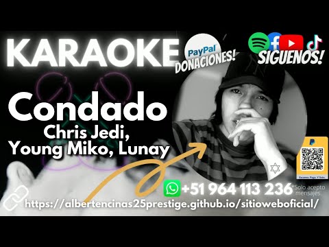 Chris Jedi, Young Miko, Lunay – Condado (INSTRUMENTAL/KARAOKE/LETRA/PISTA) I AlbertEncinas25
