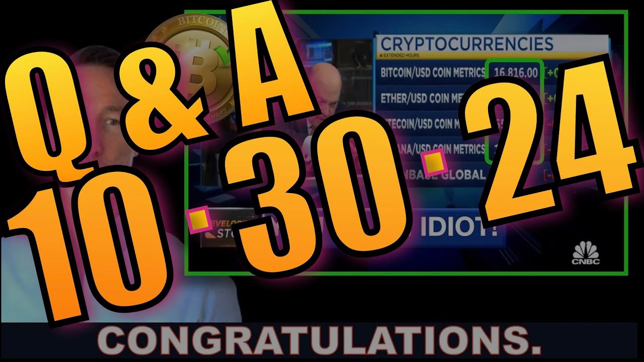 CONGRATULATIONS BITCOIN & DIGITAL ASSET HOLDERS! HERE'S WHAT'S NEXT...