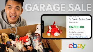 How Valuable Is This Box FULL Of Vintage 90s BEANIE BABIES?? The Treasure Hunt #2