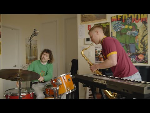 DANA AND ALDEN PLAY SOFT JAZZ IN LIVING ROOM